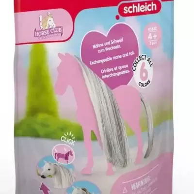 Schleich® Horse Club figure - Konji za ulepšavanje - Srebrno siva griva i rep za konja 42652