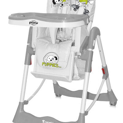 Bertoni Stolica za hranjenje beba Primo Black&White Puppies 10100051402