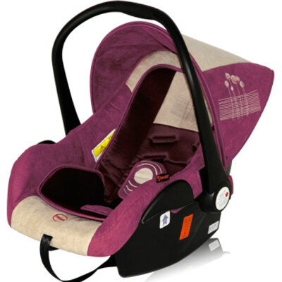 Bertoni Autosedište za decu Lifesaver Violet Pink Flowers 10070301326