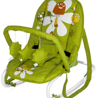 Bertoni Ležaljka za bebu Top Relax Green Mushrooms 10110021321