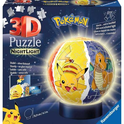 Ravensburger Napravi sam Noćna lampa od puzli Pokemon 11547