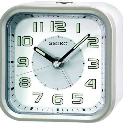Seiko analogni stoni sat budilnik QHE038A
