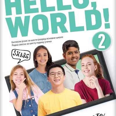 Engleski jezik - Hello world 2 Radna sveska sa QR kodom za šesti razred osnovne škole Klett
