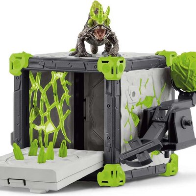 Schleich® Eldrador figurice Borbeni kavez i kameni kameleon 42677