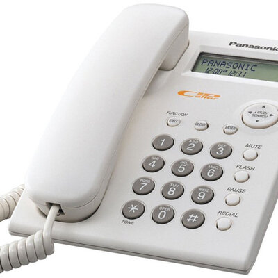 Fiksni žičani telefon Panasonic KX-TSC11 beli sa identifikacijom poziva