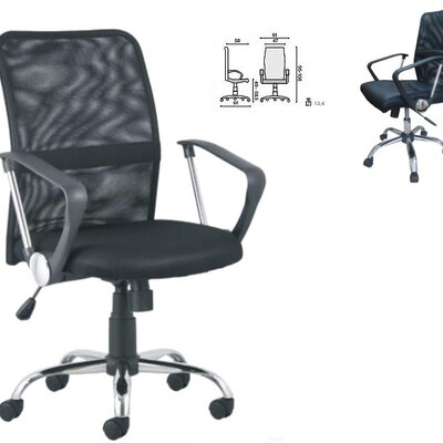 Radna Stolica Nebraska - M Crna