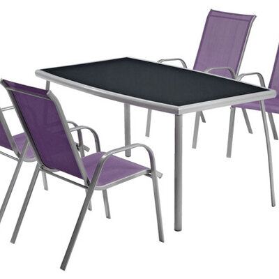 Baštenska garnitura Stellio ljubičasta