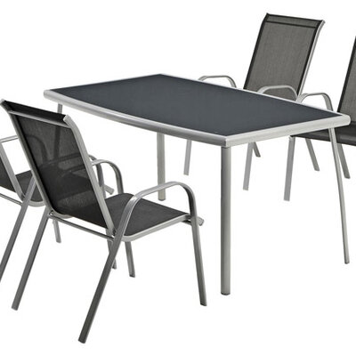 Baštenska garnitura Stellio siva