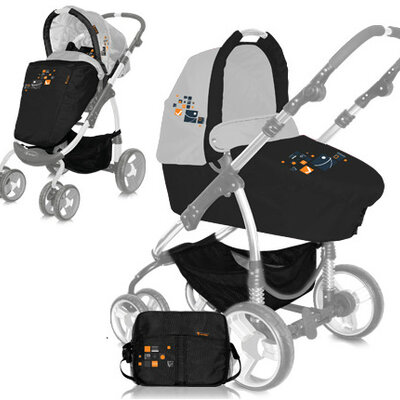 Bertoni Kolica Avio Set Black Squares 10020021329