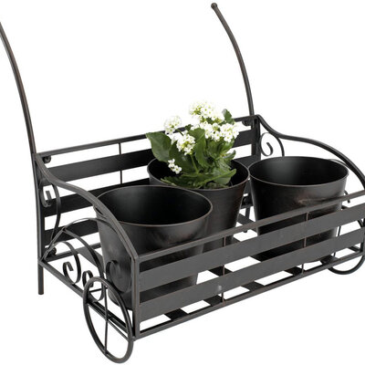 Čelična Žardinijera Sa Kolicima Kreon