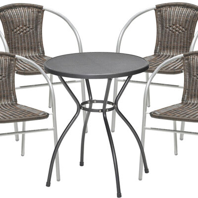 Garnitura od Ratana PE - 4 Stolice + Sto Adria Net