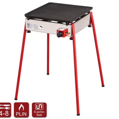 Plinski roštilj Gorenc Tradicija 40 sa rebrastom pločom i nogarima