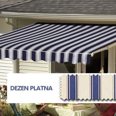 Tenda za zid ili plafon 295x200cm Homey stripes