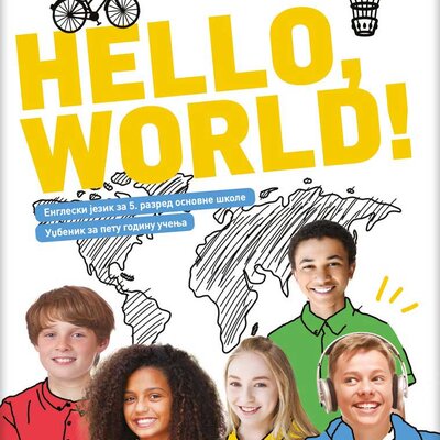 Engleski jezik 5 Udžbenik sa QR kodom Hello world za peti razred osnovne škole Klett