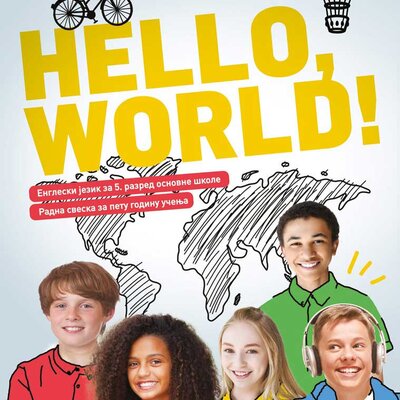 Engleski jezik 5 Radna sveska sa QR kodom uz udžbenik Hello world za peti razred osnovne škole Klett