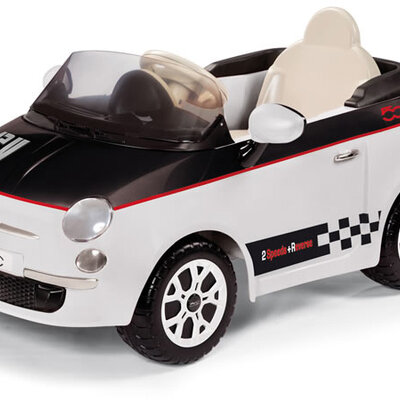 Peg Perego Kabriolet na akumulator Fiat 500 white/black IGOR0065 P75120065