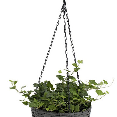 Viseća saksija Flop Ø30×V18 siva