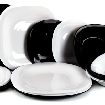 Luminarc Servis za ručavanje Carine Black&White 18 delova