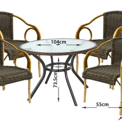 Garnitura za Terasu i Baštu Pinallo