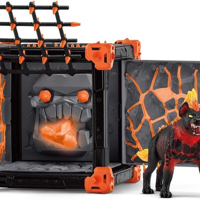 Schleich® Eldrador figurice Borbeni kavez i vatrena hijena 42674