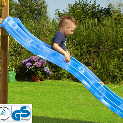 Tobogan Spust 240 cm Jungle Gym sa TUV Sertifikatom - Blue