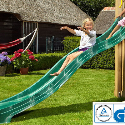 Tobogan Spust 300 cm Jungle Gym sa TUV Sertifikatom - Green