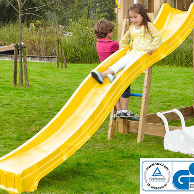 Tobogan Spust 300 cm Jungle Gym sa TUV Sertifikatom - Yellow