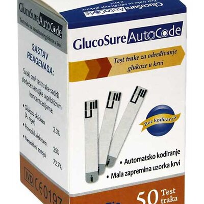 Test trake 50 kom za uredjaj GlucoSure AutoCode