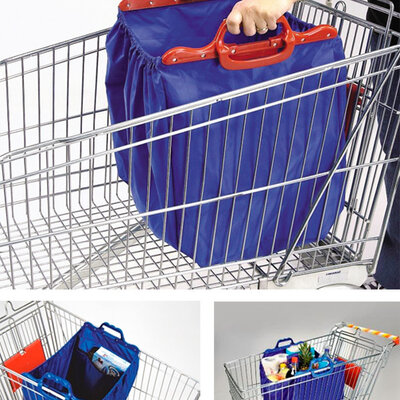 Velika torba za kupovinu Baggy plava 438602