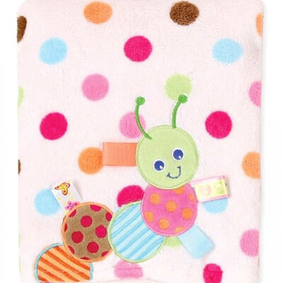 Taggies by Bright Starts Ćebence Ružičasta gusenica