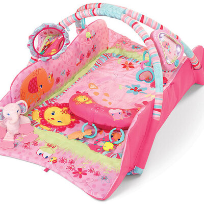 Bright Starts Deluxe Bebi gimnastika Garden Fun