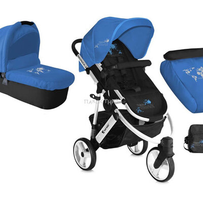 Bertoni Kolica Set Monza Grey&Blue World 10020741437