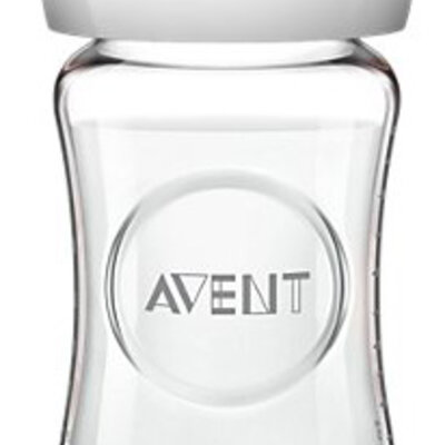 Avent Staklena flašica Natural 240ml sa cuclom sa sporim protokom 1m+