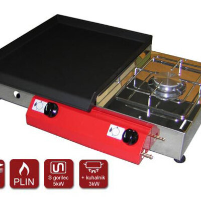 Plinski roštilj Gorenc Tradicija 65K Fe ploča i kuvalo