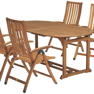 Baštenska garnitura Wenster sto i četiri stolice