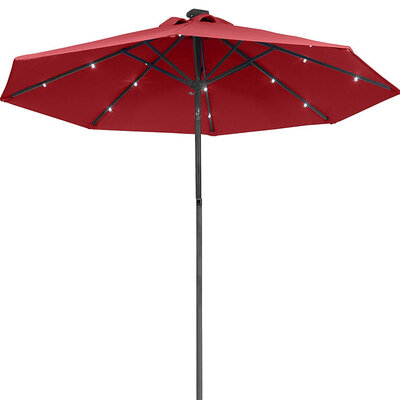 Suncobran Sa Solarnim LED Lampama