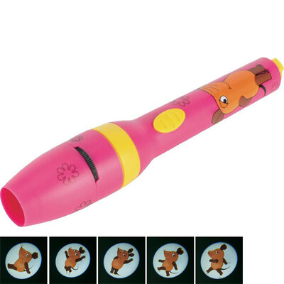 Baterijska LED lampa sa projektorom za decu Ansmann AN 1600-0007 roze