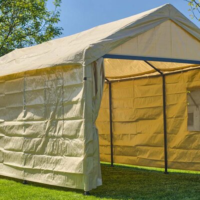 Šator - Garaža - Paviljon Sa Bočnim Stranama 6 x 3 m