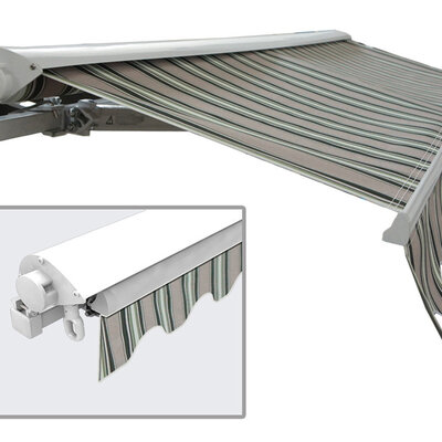 Tenda za terasu i dvorište 3x2.5 m daljinski polukaseta Poliester Aluminijum  32-372