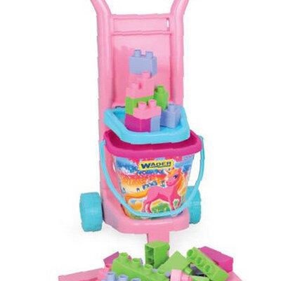 Dečiji set sa kockama i stalkom Wader 10773