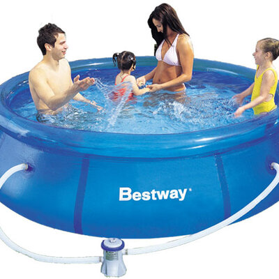 Bazen Bestway 57100 244 x 66 cm Sa Filterskom Pumpom