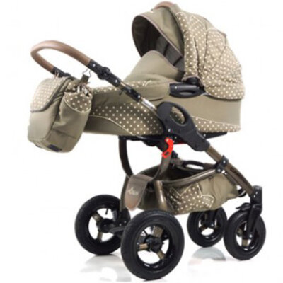 Tako Kolica za bebe Captiva 3u1 Set Polka Dots 03