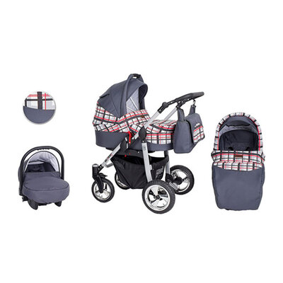 Kunert Kolica za bebe Silver Set 3u1 03