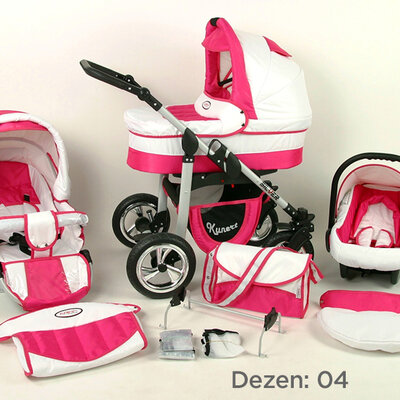 Kunert Kolica za bebe Silver Set 3u1 04