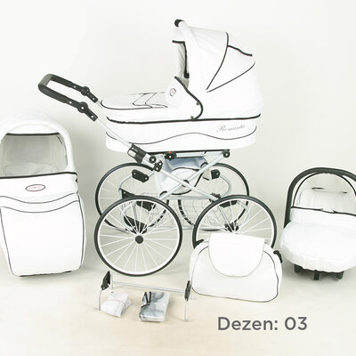 Kunert Kolica za bebe Romantic Set 3u1 03