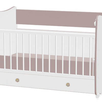 Lorelli Drveni krevetac za bebu Dream White Capuccino