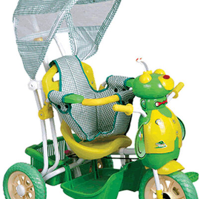 Dečiji tricikl sa tendom 402 zeleni