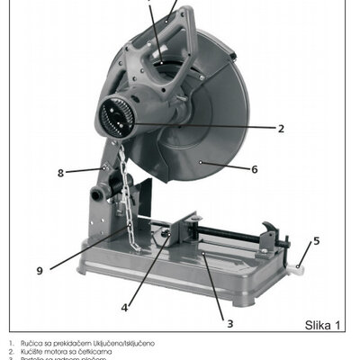 Stacionarna kružna testera GER za metal W-GMT 355  73720000