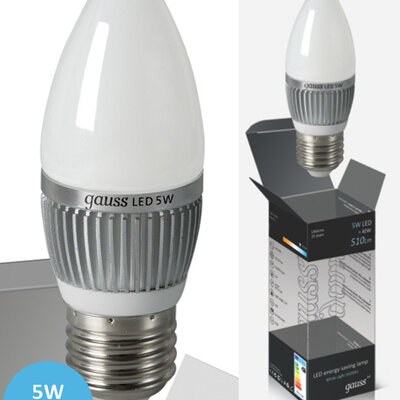 Štedljive LED sijalice 2 kom. Gauss E27 5W 220V 4100K EB103102205