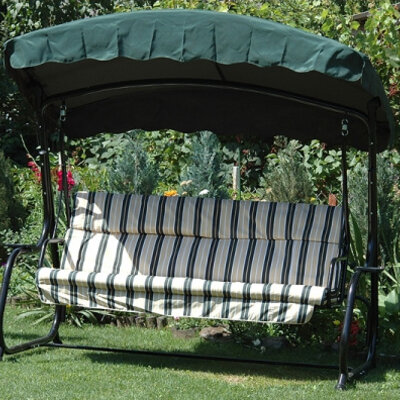 Ljuljaška Za Dvorište Sa Naslonom Koji je Moguće Oboriti - Trosed